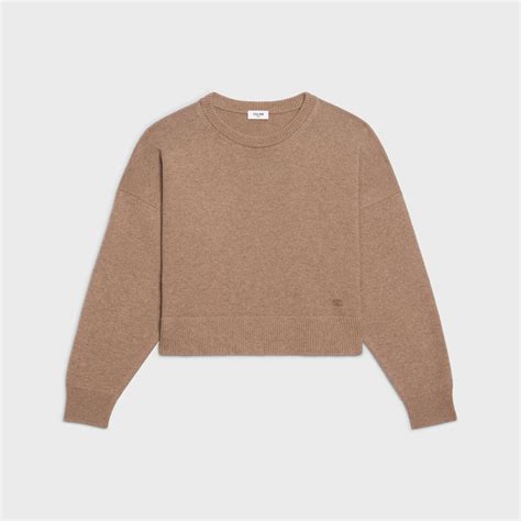 celine triomphe sweater|More.